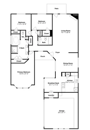 a view of a hallway with a chandelier