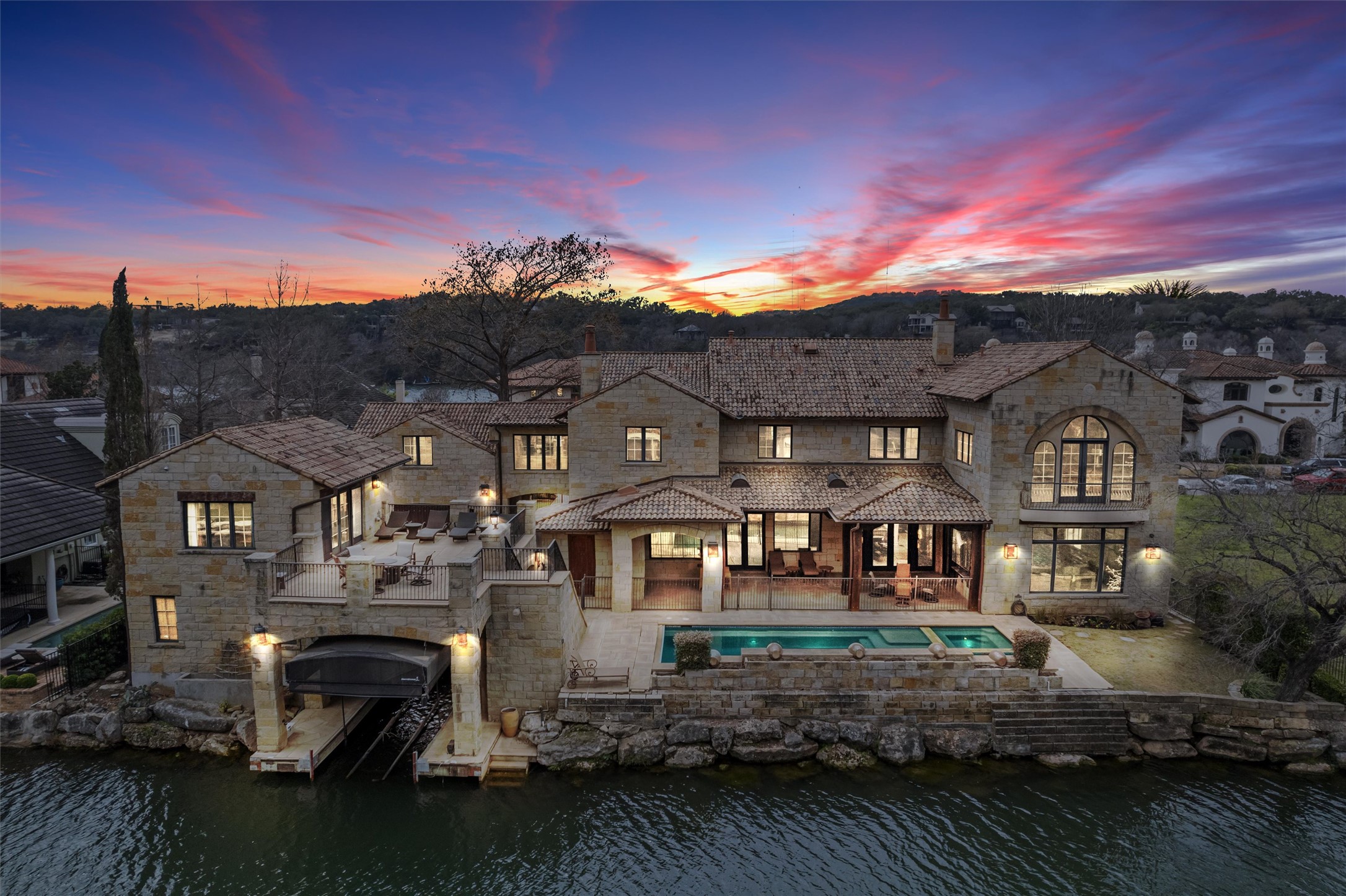 4407 Island Cove Austin, TX 78731 - Photo 1 of 40 Prime Waterfront Location - situated in the gated Island at Mount Bonnell community on a private cul-de-sac