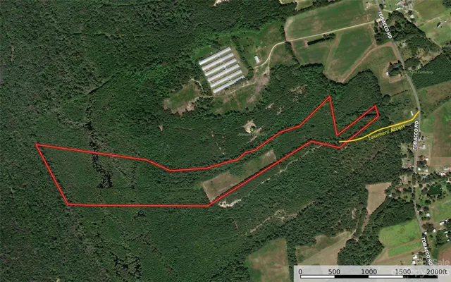 an aerial view of a tennis court