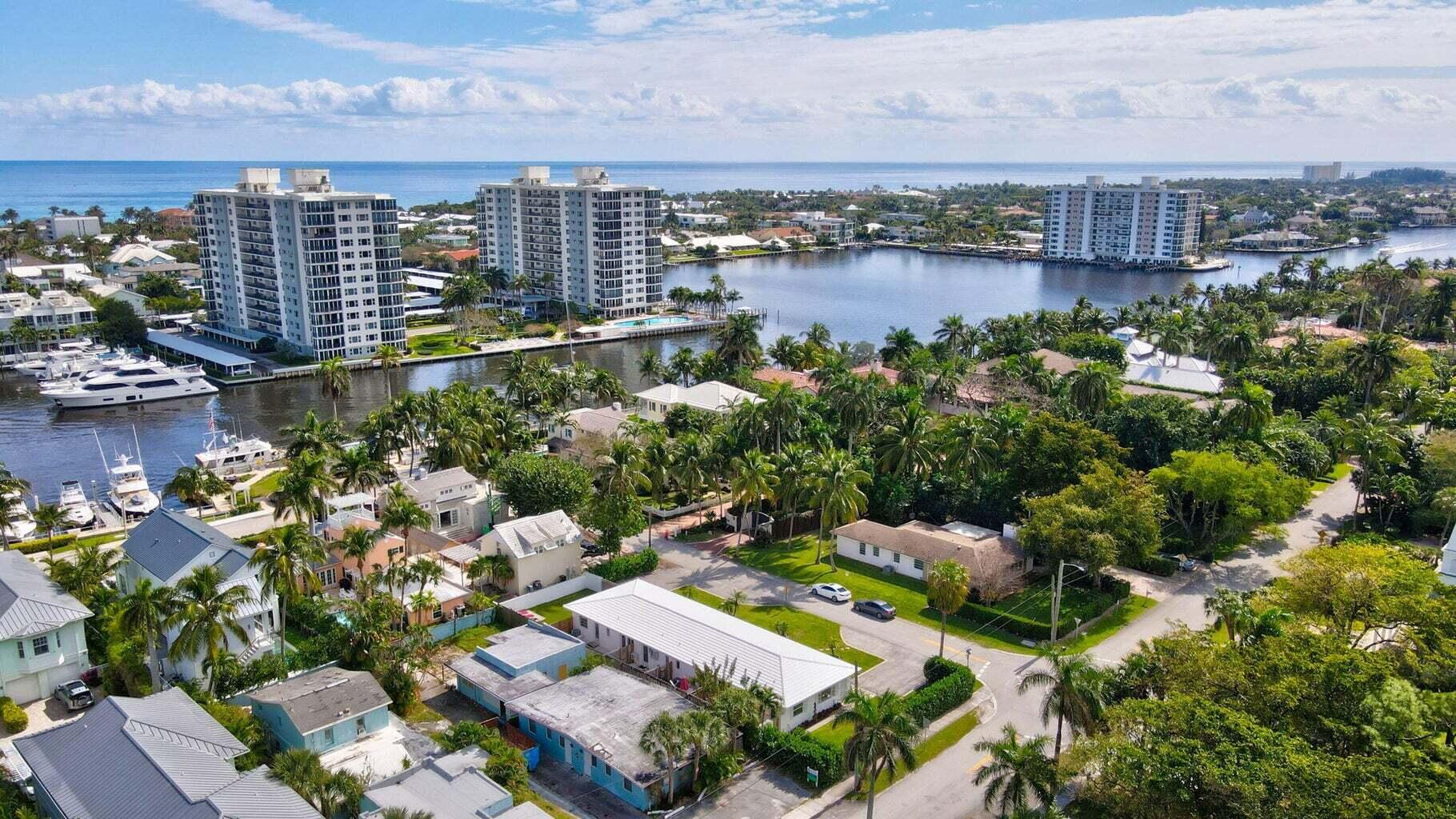 711 Southeast 2nd Street, Unit 4 Delray Beach, FL 33483 - Photo 23 of 23 a view of a lake with a city