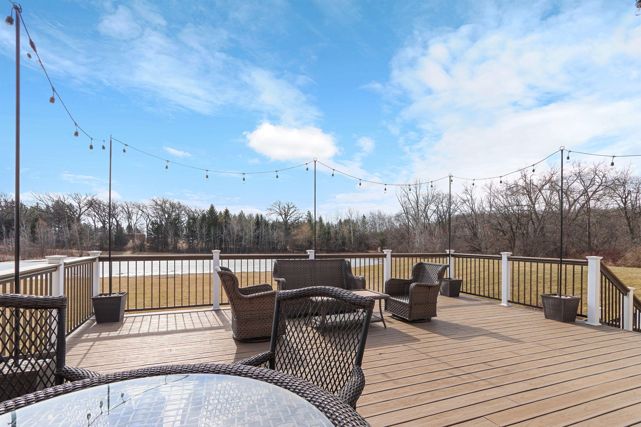 21229 Plank Road Dover, WI 53139 - Photo 31 of 46 Huge composite deck