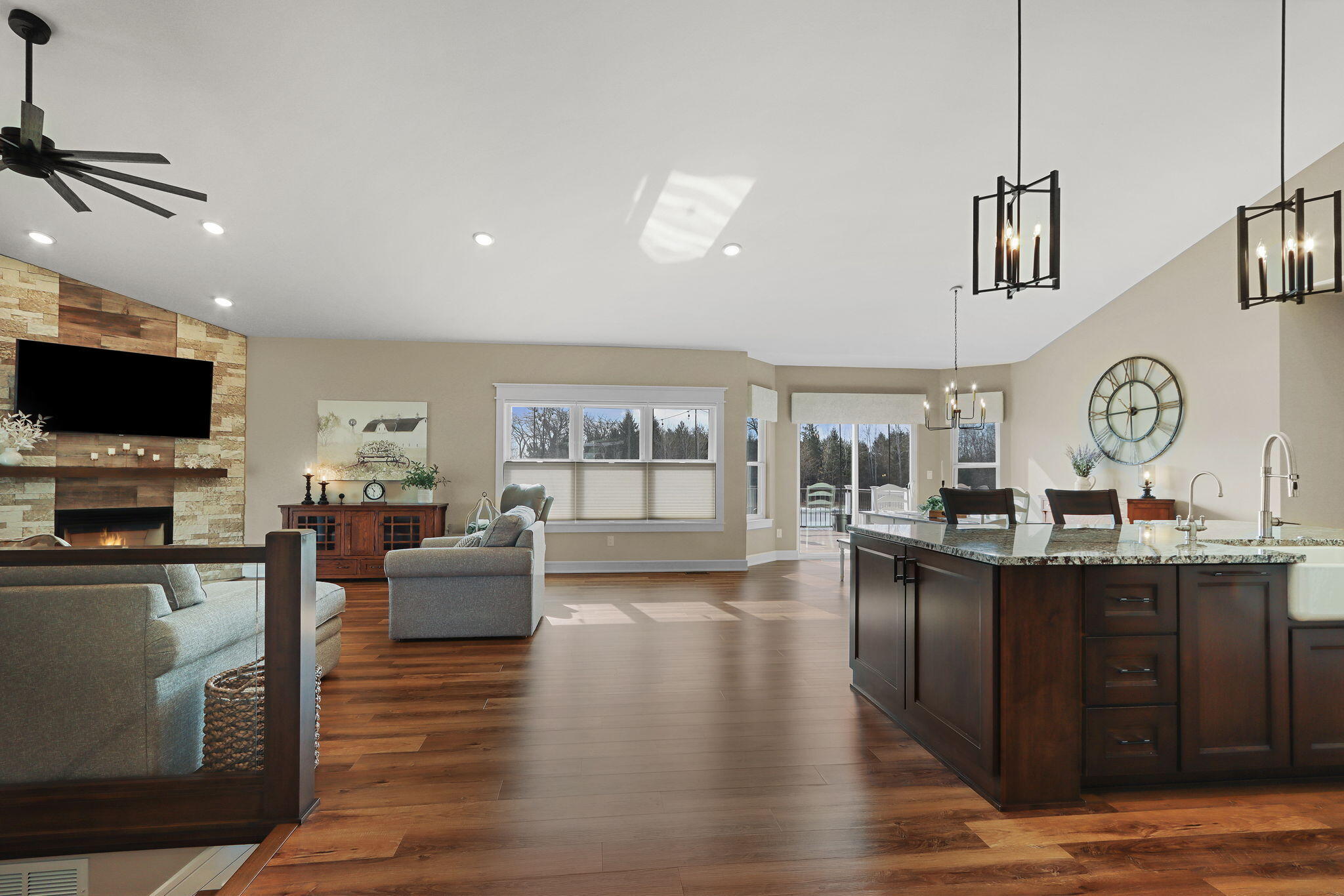 21229 Plank Road Dover, WI 53139 - Photo 7 of 46 High end and newer LVP flooring throughout