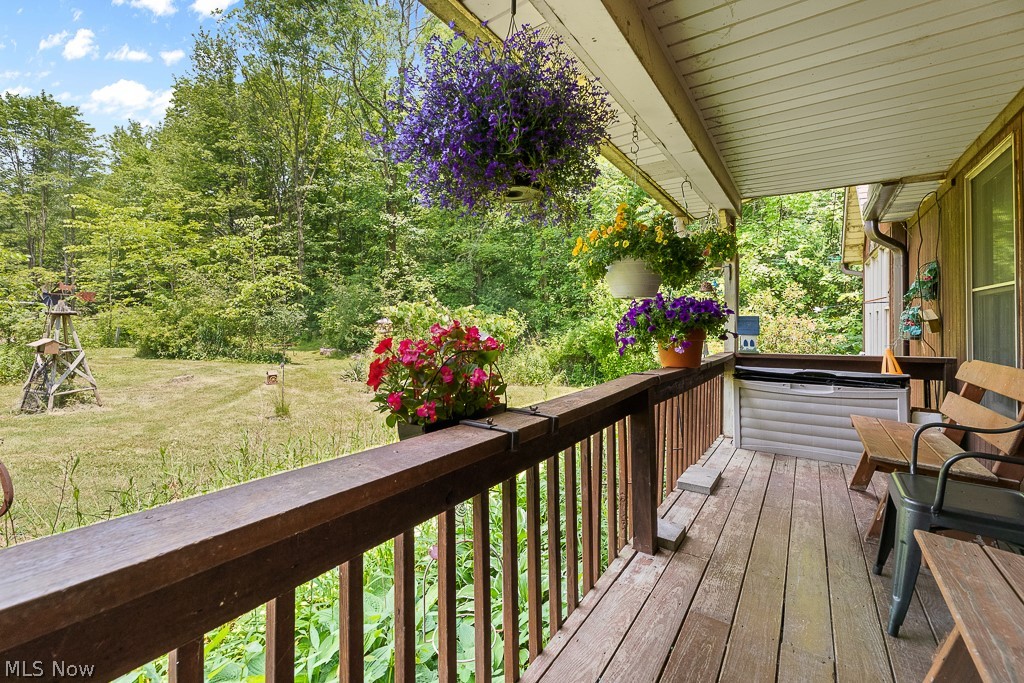 9712 Nichols Road Windham, OH 44288 - Photo 38 of 50 View of deck