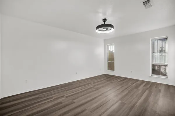 wooden floor in a room