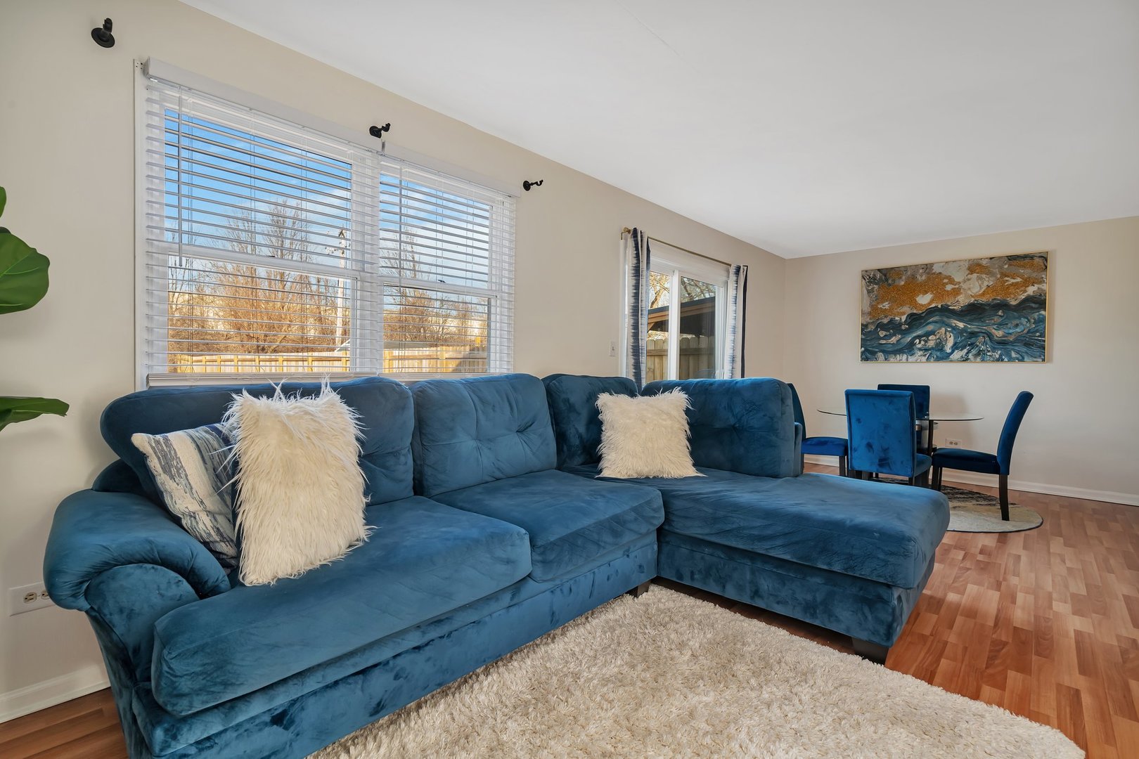 403 South Raven Road Shorewood, IL 60404 - Photo 4 of 24 a living room with furniture and a large window