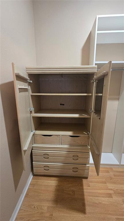 6501 Borg Street Leesburg, FL 34748 - Photo 29 of 59 a view of walk in closet with empty racks