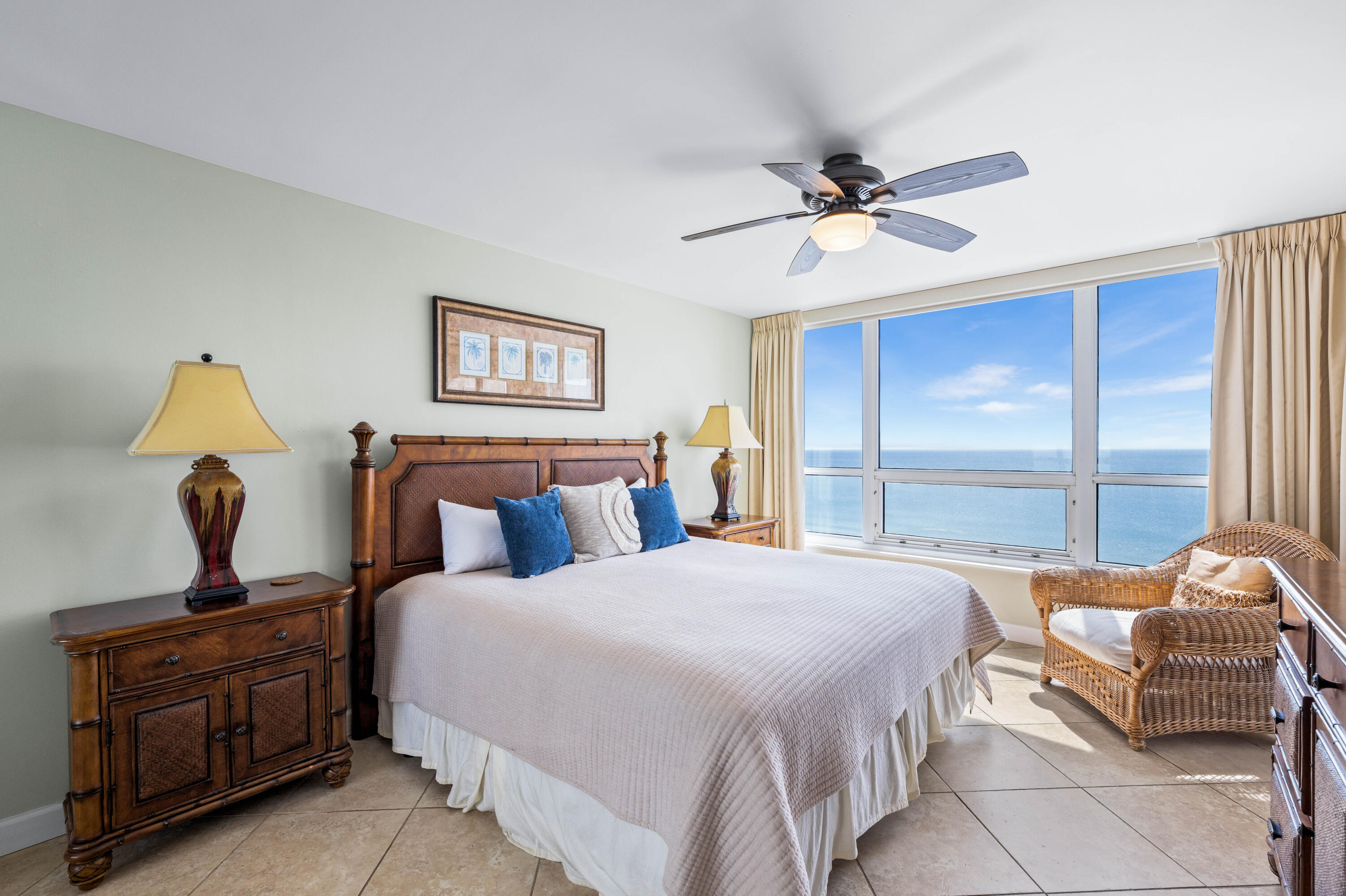 9815 Highway 98, Unit A1506 Miramar Beach, FL 32550 - Photo 9 of 44 a bedroom with a bed and a couch