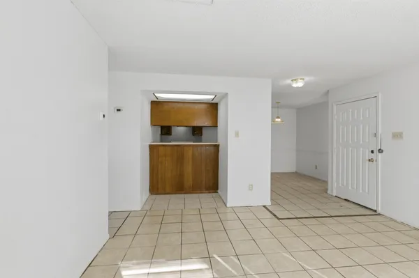 a view of empty room