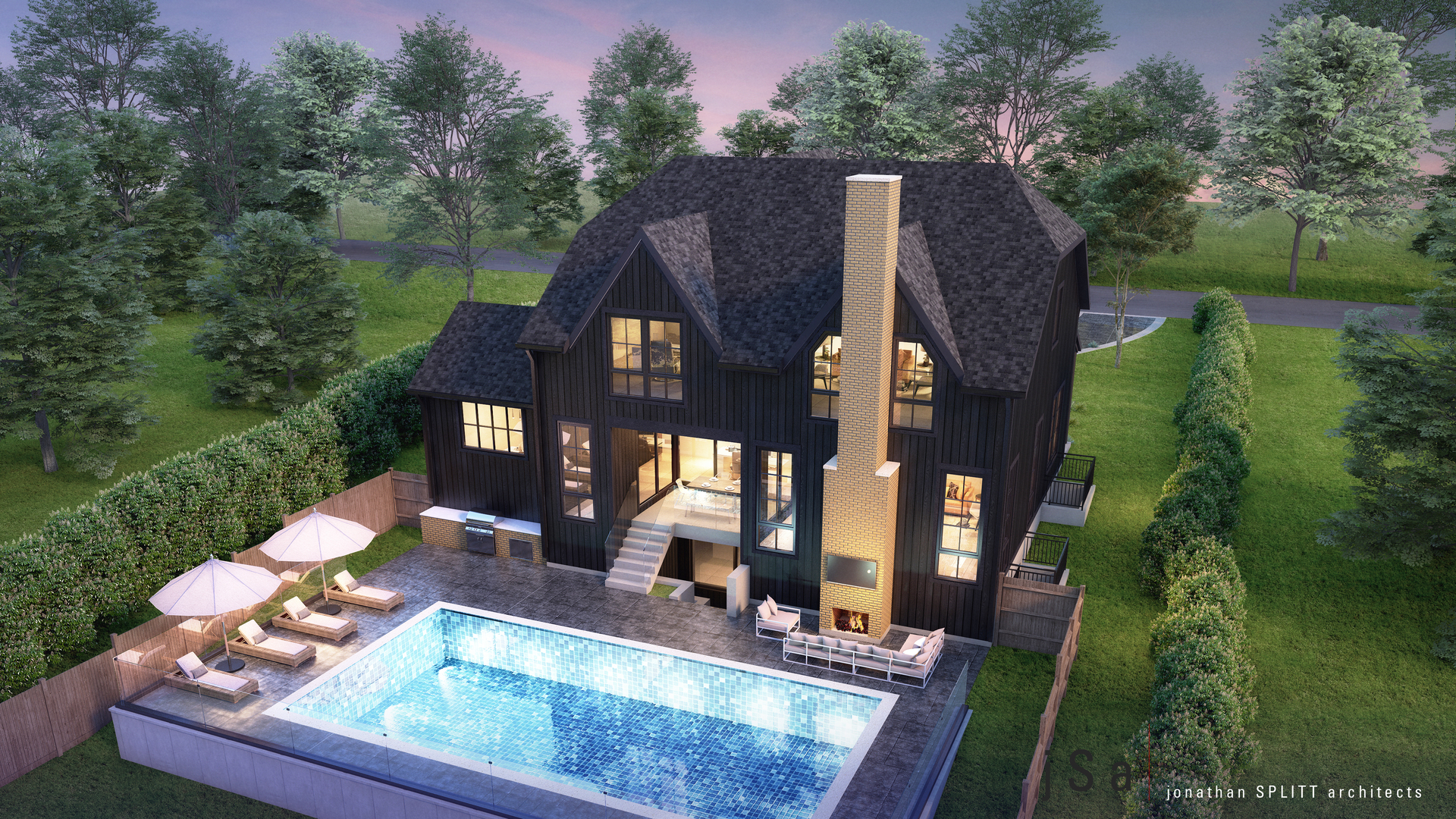 1036 Elm Ridge Drive Glencoe, IL 60022 - Photo 3 of 3 a front view of house with yard and trees in the background