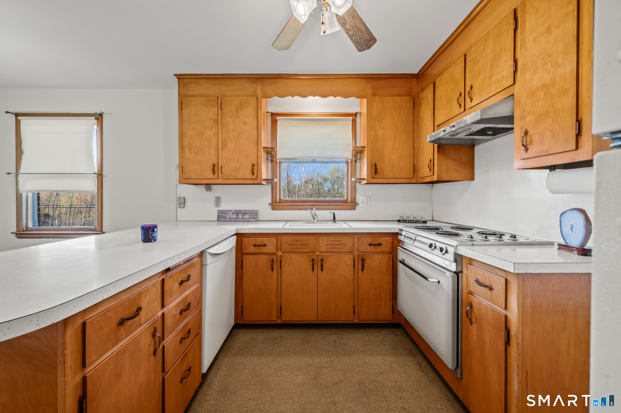 31 Grandview Terrace Portland, CT 06480 - Photo 19 of 40 a kitchen with stainless steel appliances granite countertop a sink stove and cabinets