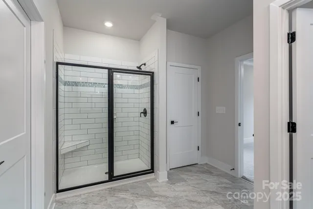 a view of house with yard and hallway