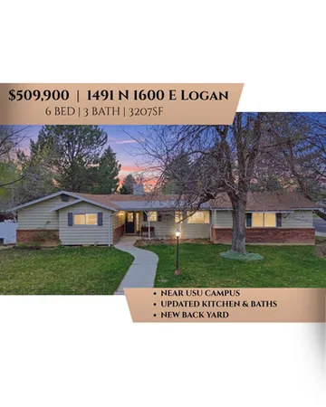 $509,900 | 1491 North 1600th Street East, Logan, UT 84341