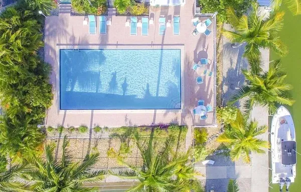 a view of a back yard of the house