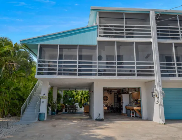 a storage room with furniture