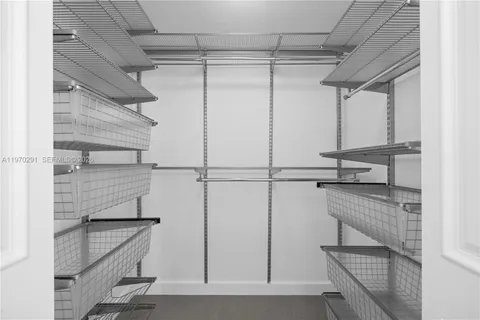 a room with storage and utility