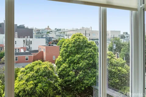 a view of a city from a window