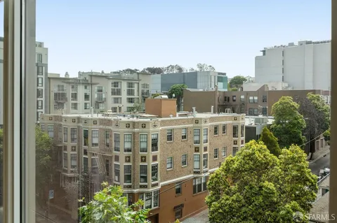 a view of a tall building