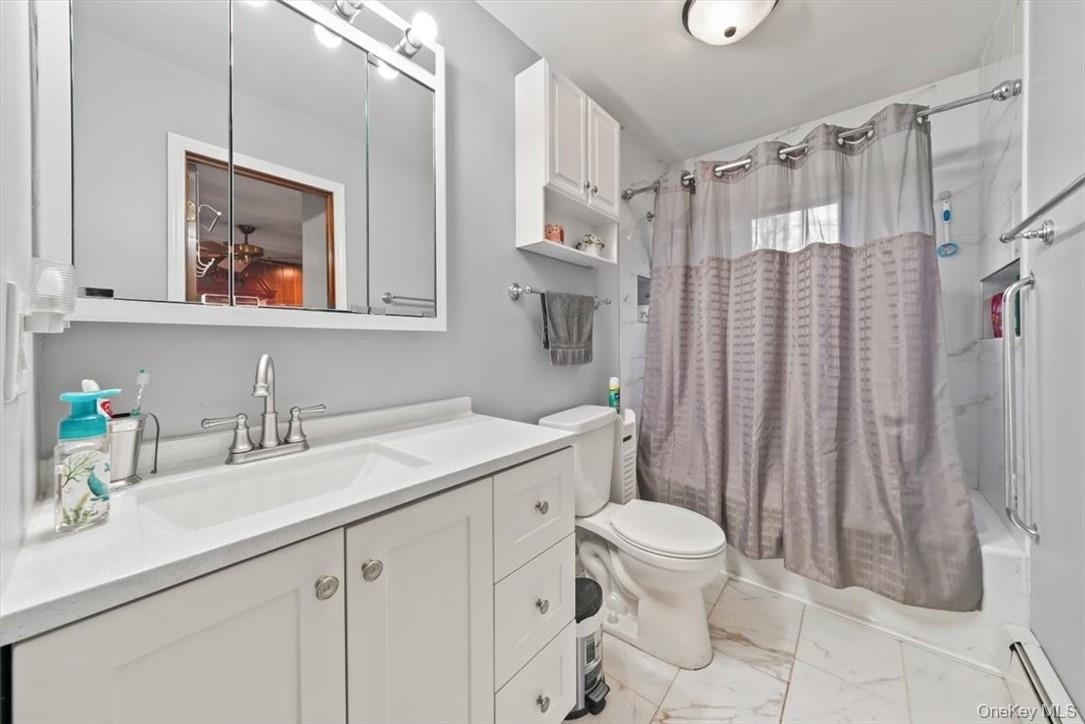 24 Marc Terrace Monroe, NY 10950 - Photo 16 of 28 a bathroom with a sink toilet and shower