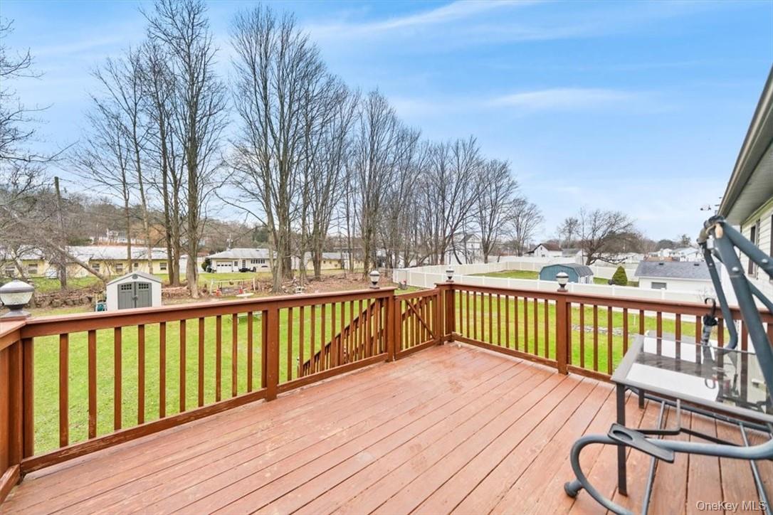 24 Marc Terrace Monroe, NY 10950 - Photo 20 of 28 a view of a wooden roof deck