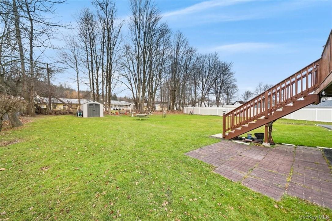 24 Marc Terrace Monroe, NY 10950 - Photo 24 of 28 a view of yard with swimming pool and green space