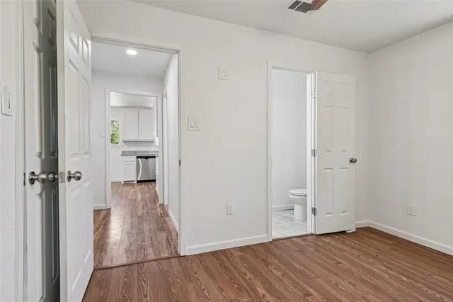 wooden floor in a gallery