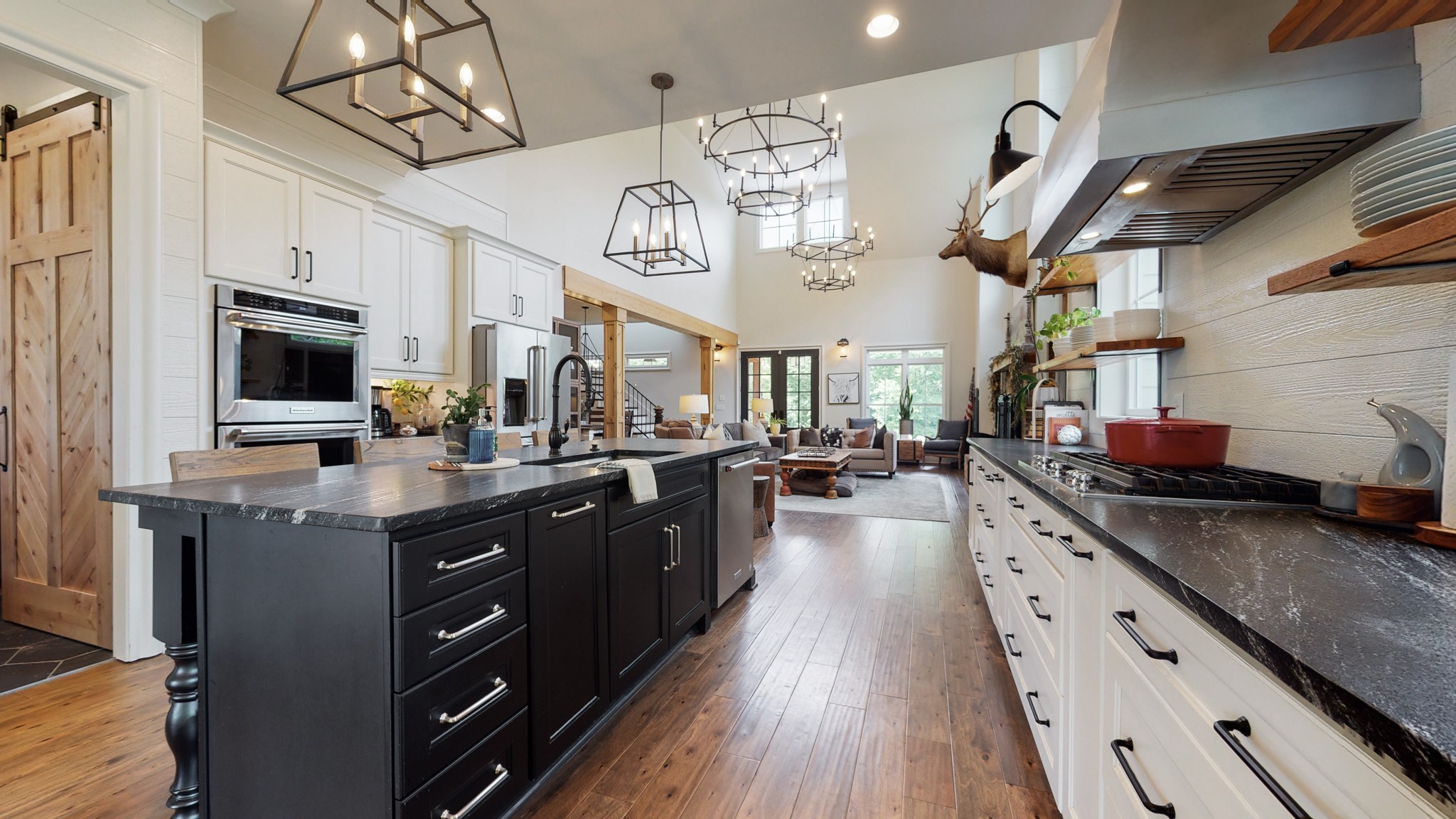 5530 Baker Road Murfreesboro, TN 37129 - Photo 11 of 49 The leather-finished granite looks amazing and keeps the country charm and feel of the home. Look at all the cabinet and drawer space in here! All of the lights in the home are LED, even the small bulbs in the light fixtures!