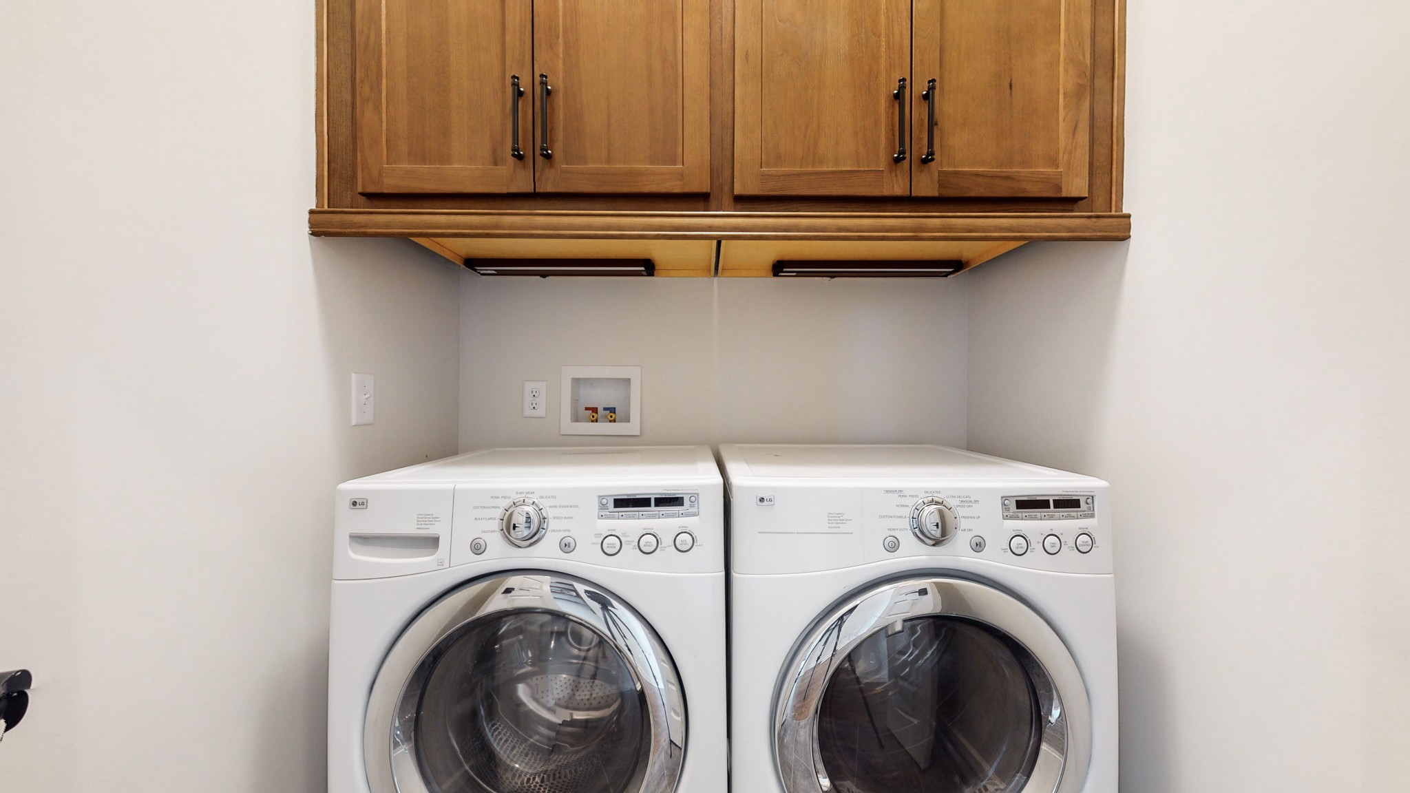 5530 Baker Road Murfreesboro, TN 37129 - Photo 28 of 49 A second laundry area is upstairs. Although this washer/dryer set has never been hooked up or used since moving in, the set remains with the home. More cabinet space! YAY!