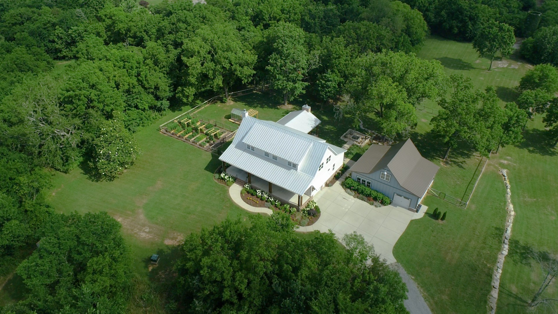 5530 Baker Road Murfreesboro, TN 37129 - Photo 47 of 49 The property is served mostly by electric, but also has an owned propane tank for things like the tankless water heater, or the dual fuel zone HVAC system (divided into 3 zones, & uses the propane only when auxiliary heat is needed - very efficient).