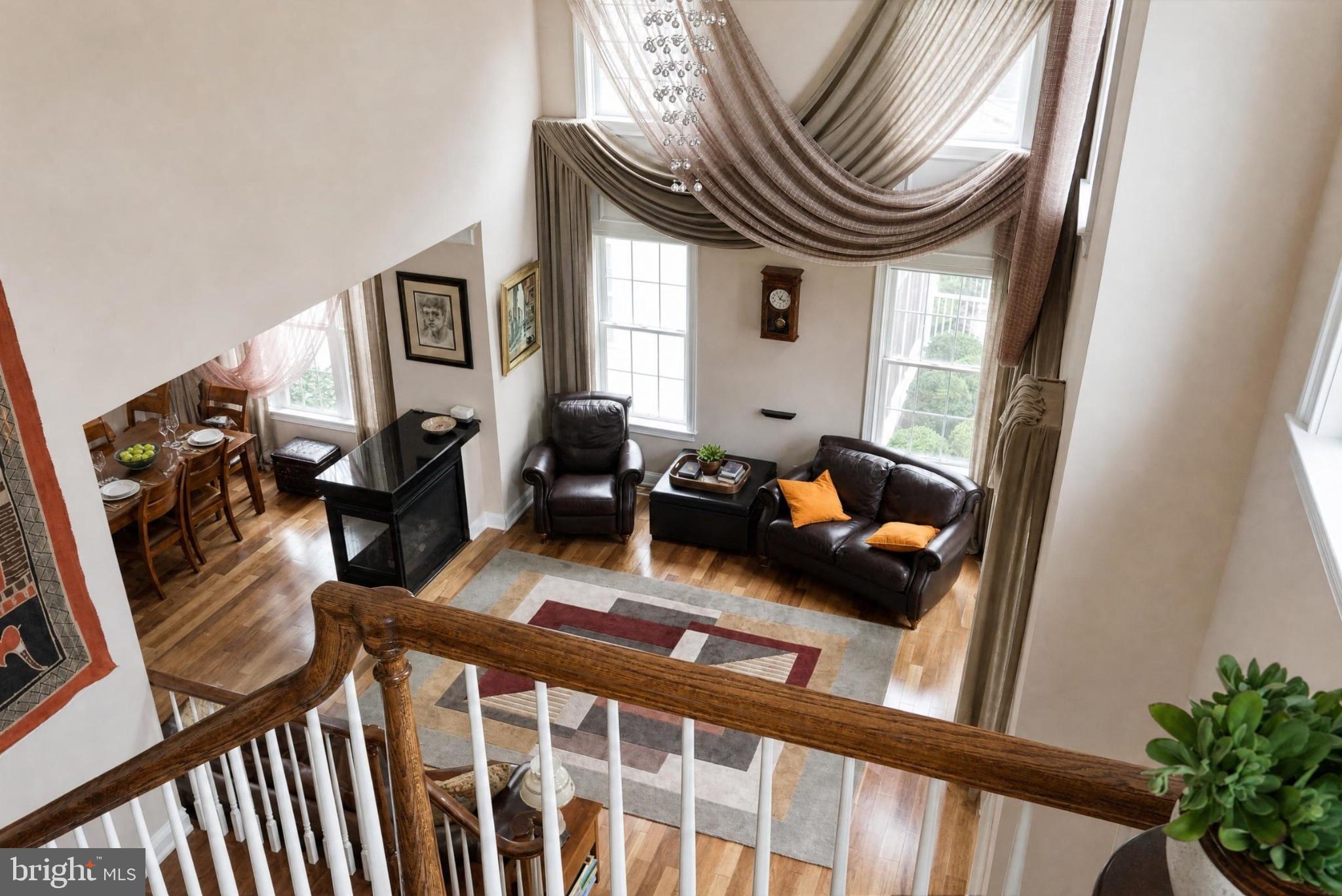 1634 Silver Birch Road Huntingdon Valley, PA 19006 - Photo 17 of 38 Living room view from stairs