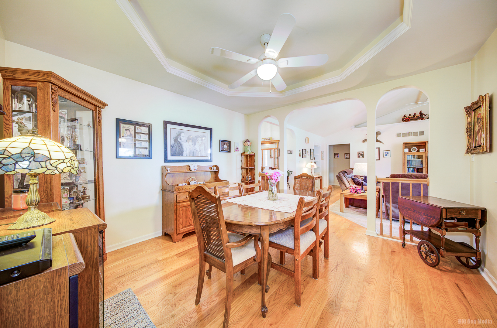 26253 South Ruby Street Monee, IL 60449 - Photo 12 of 45 a view of a dining room with furniture and wooden floor