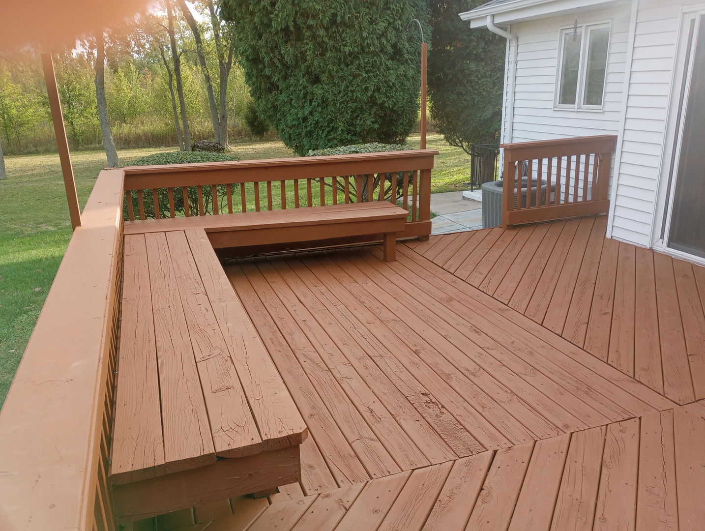 26253 South Ruby Street Monee, IL 60449 - Photo 40 of 45 a view of a wooden deck