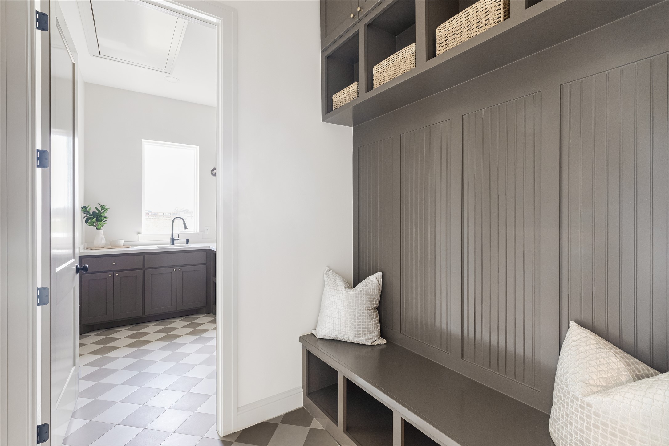 1355 Bluebonnet Ridge Drive Chappell Hill, TX 77426 - Photo 34 of 37 a room with a cabinet and mirror