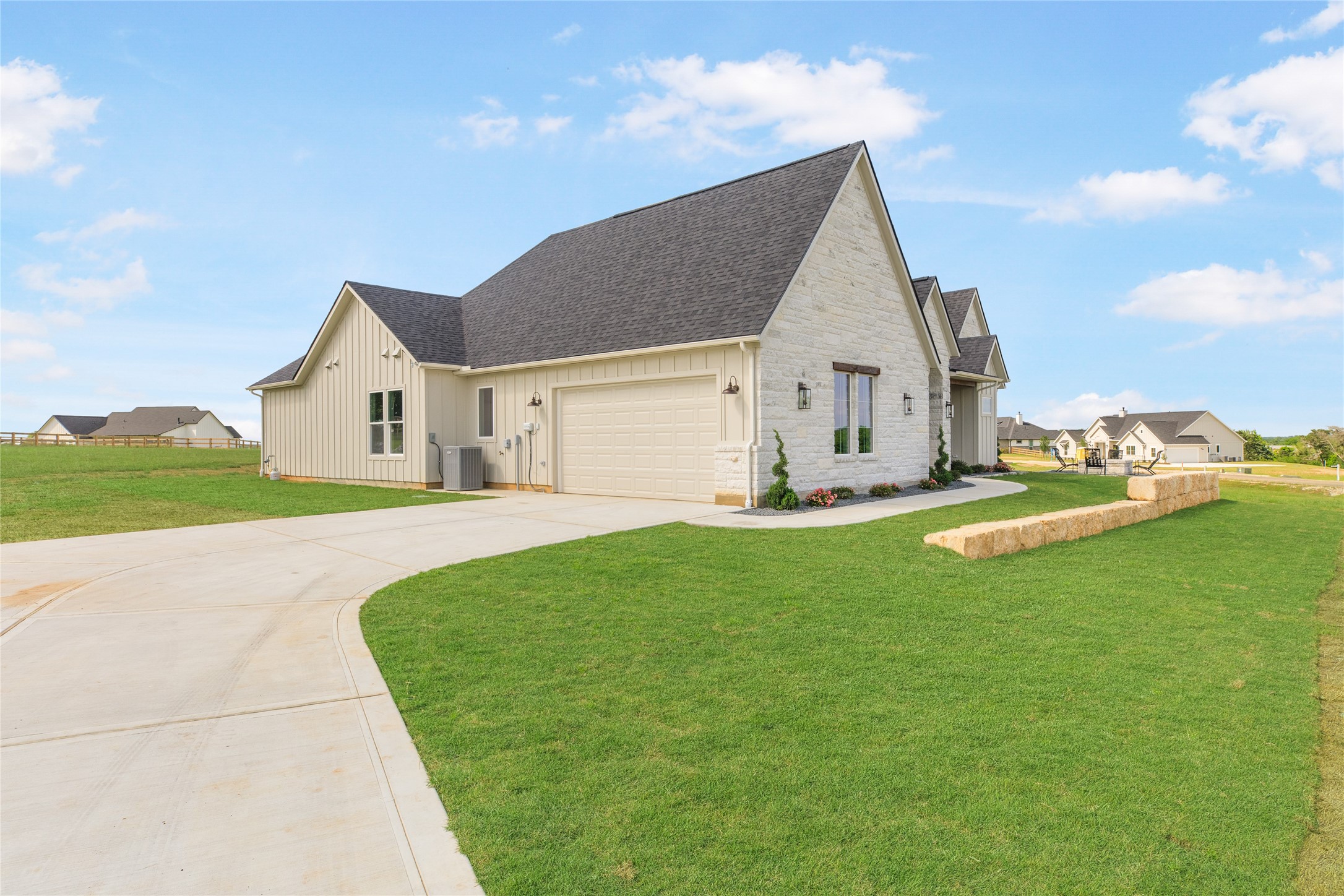 1355 Bluebonnet Ridge Drive Chappell Hill, TX 77426 - Photo 4 of 37 a view of a house with a yard
