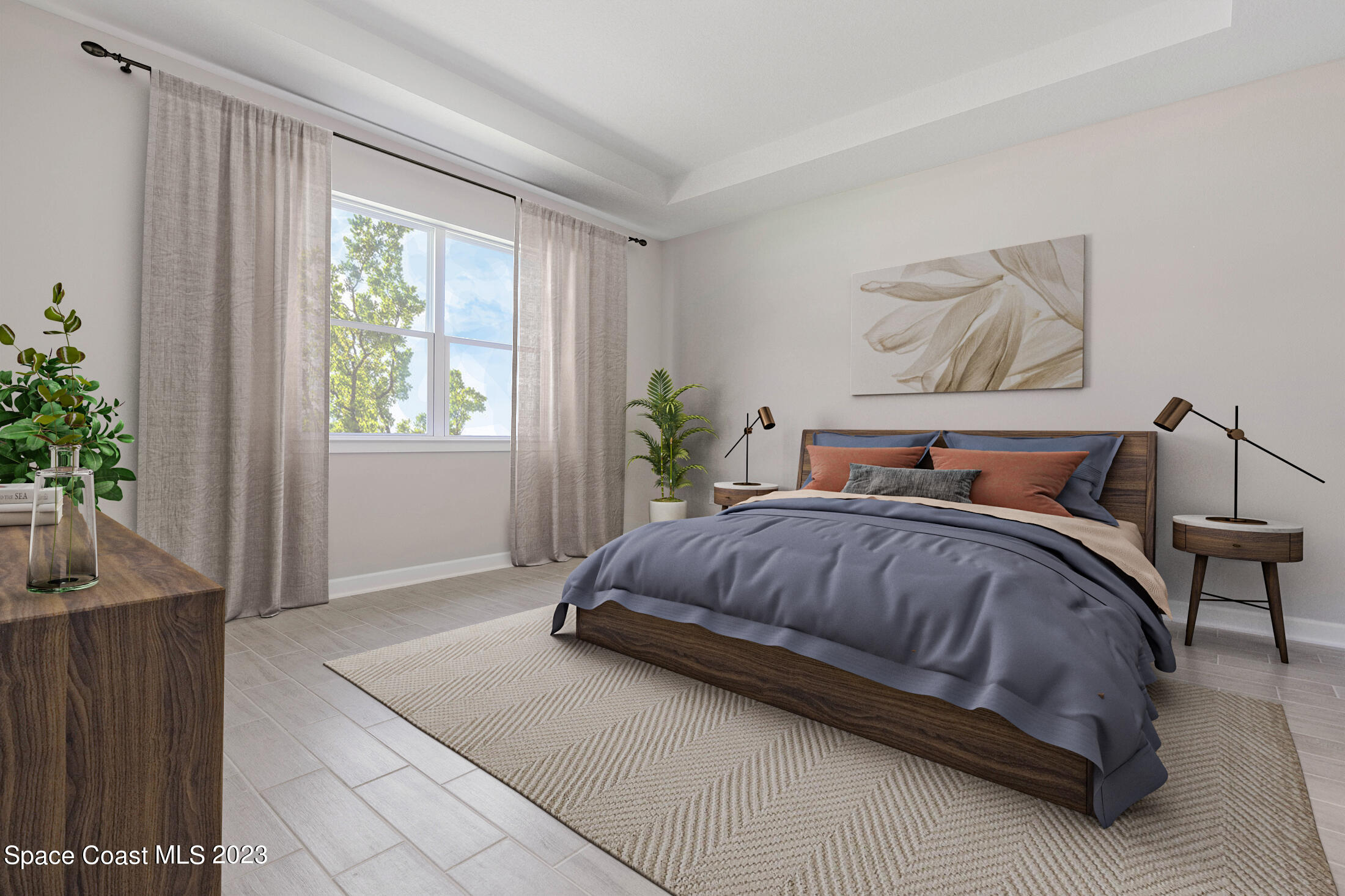 1373 Ran Road Southeast Palm Bay, FL 32909 - Photo 12 of 23 a bedroom with a bed and window