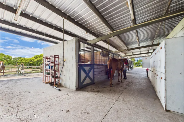 a view of a storage room