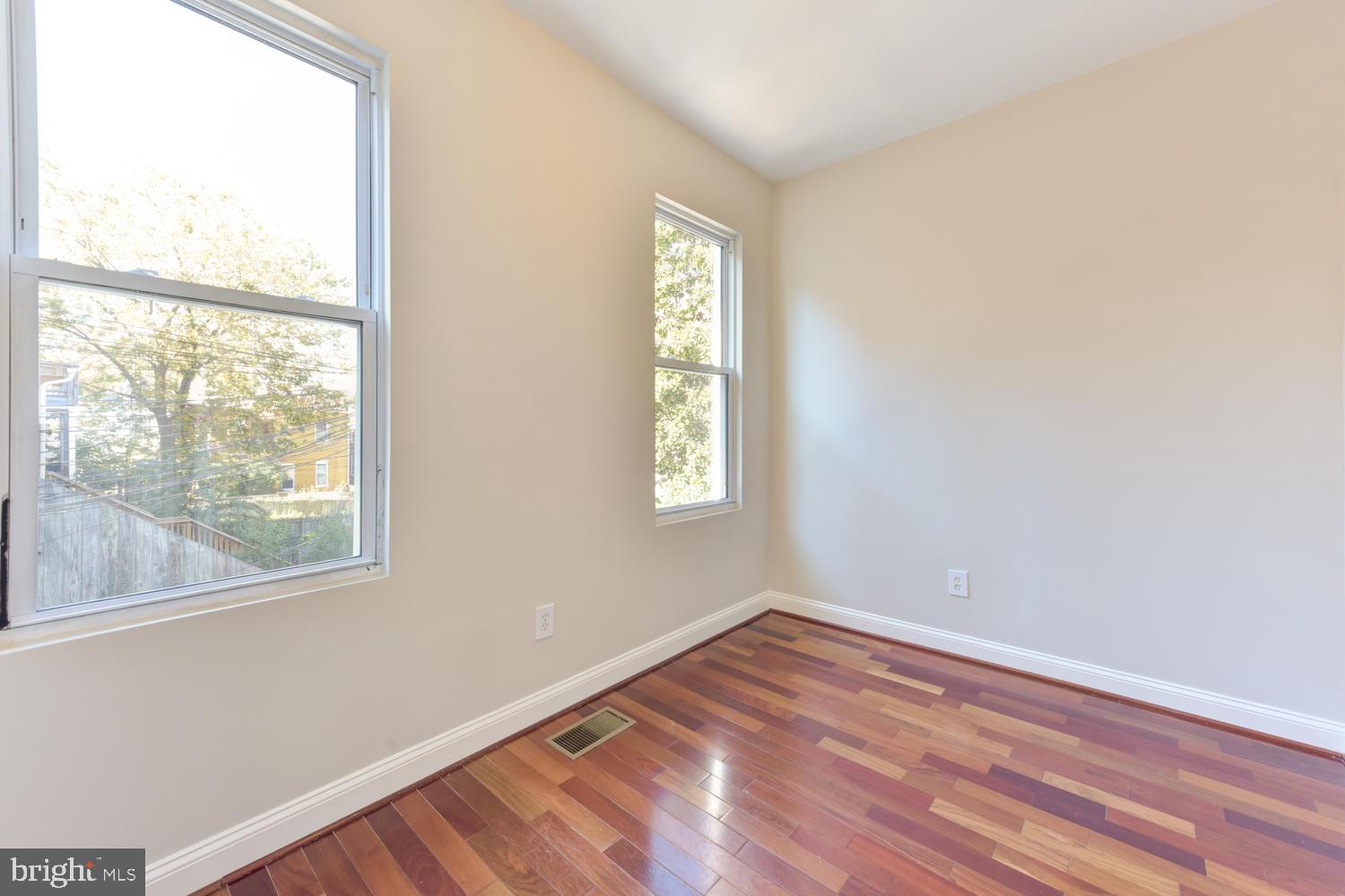 706 8th Street Northeast Washington, DC 20002 - Photo 23 of 47 Third Bedroom (12' x 8') with Western Exposure
