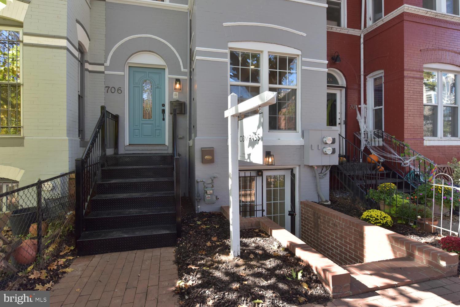 706 8th Street Northeast Washington, DC 20002 - Photo 30 of 47 Extra Wide Double Door Entry to Lower Unit