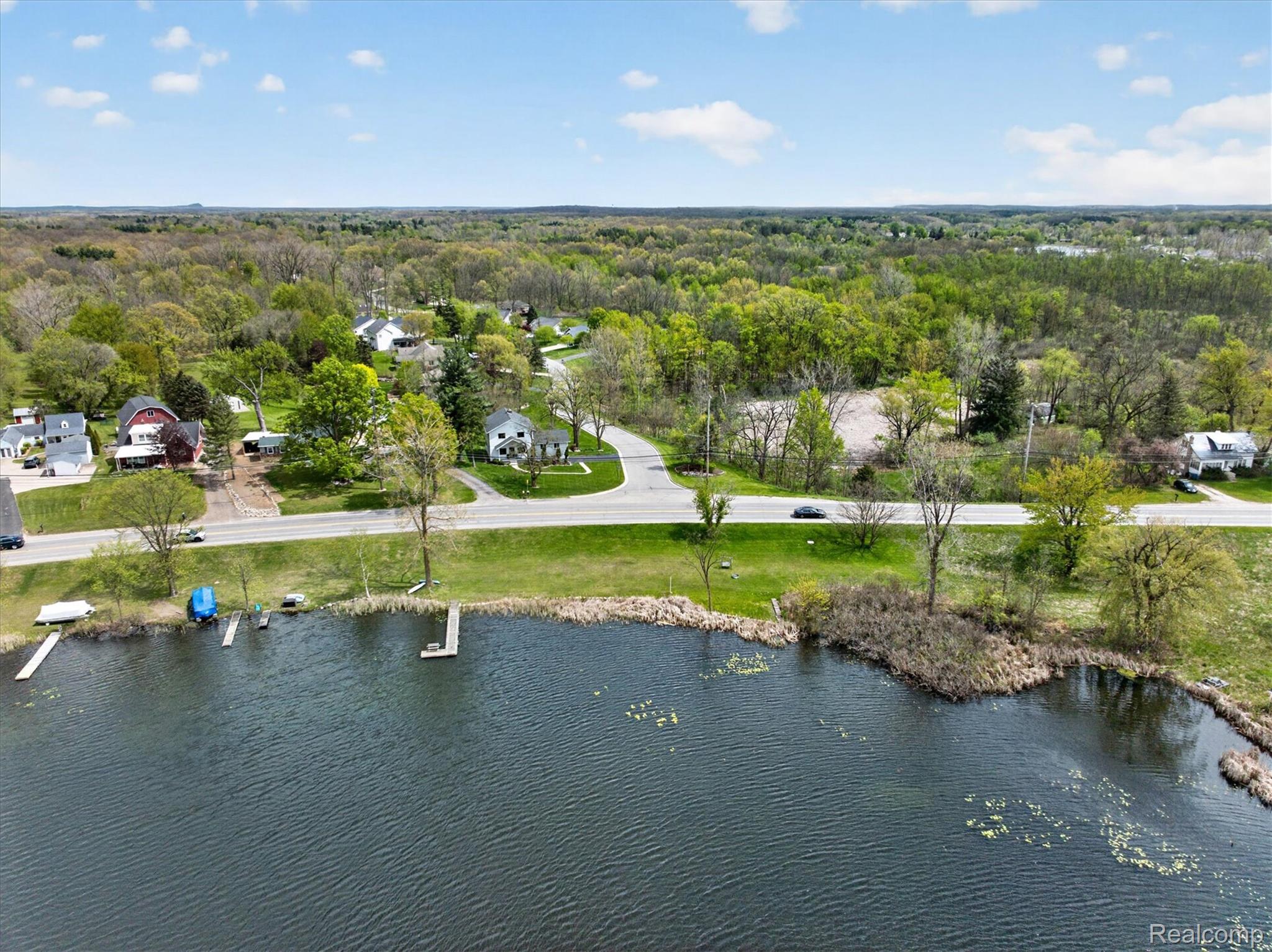 12409 Fenton Road Fenton, MI 48430 - Photo 50 of 61 Bird's eye view of a nearby body of water