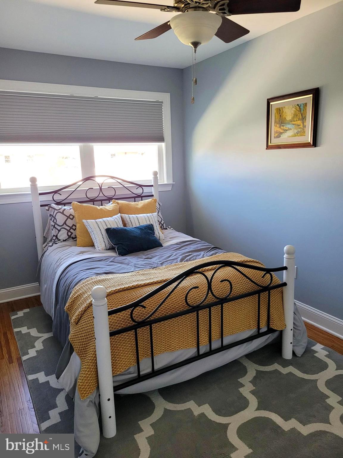 513 Monroe Street Riverside, NJ 08075 - Photo 18 of 28 Bedroom 3 With Ceiling Fan
