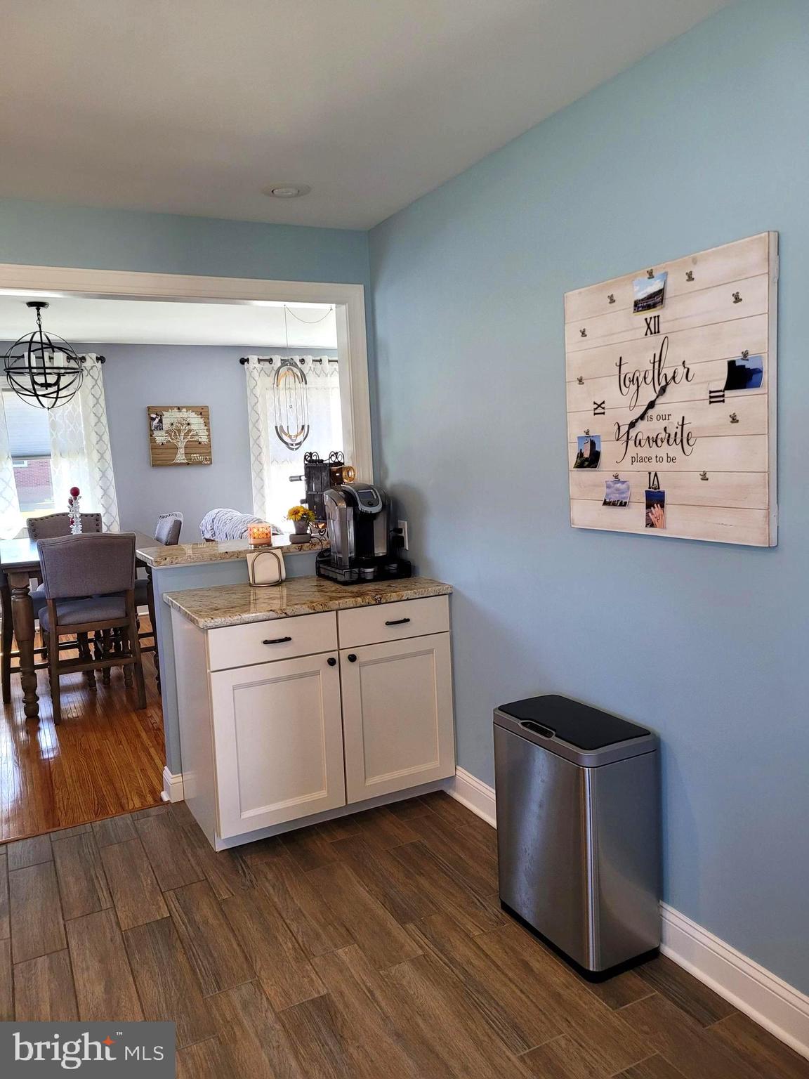 513 Monroe Street Riverside, NJ 08075 - Photo 10 of 28 Kitchen with Ceramic Tile wood Look Flooring.