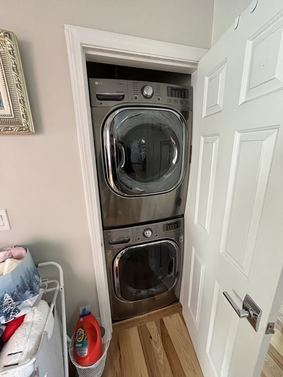 152 Newton Street, Unit 6 Boston, MA 02135 - Photo 15 of 17 a utility room with dryer and washer