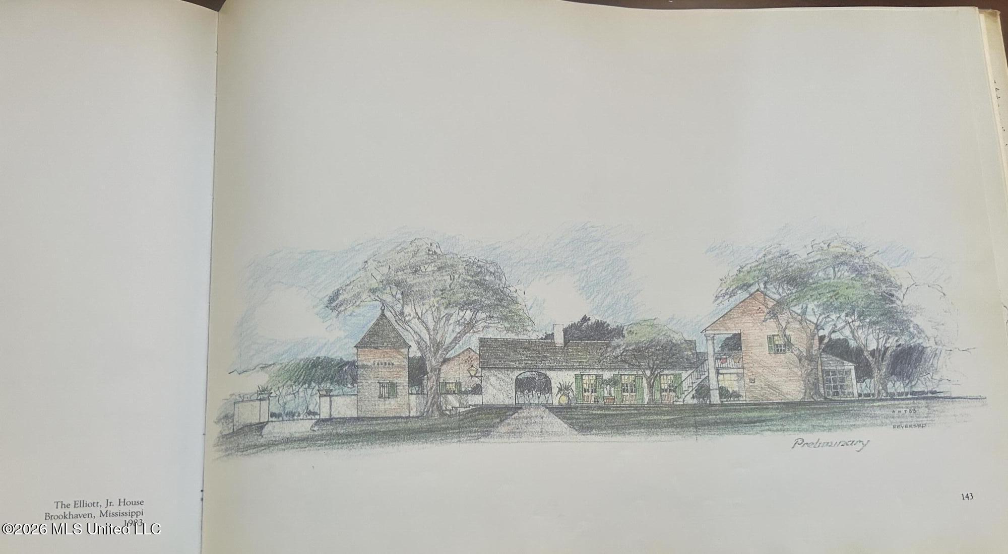657 Zetus Road Northeast Brookhaven, MS 39601 - Photo 73 of 80 Preliminary sketch in book