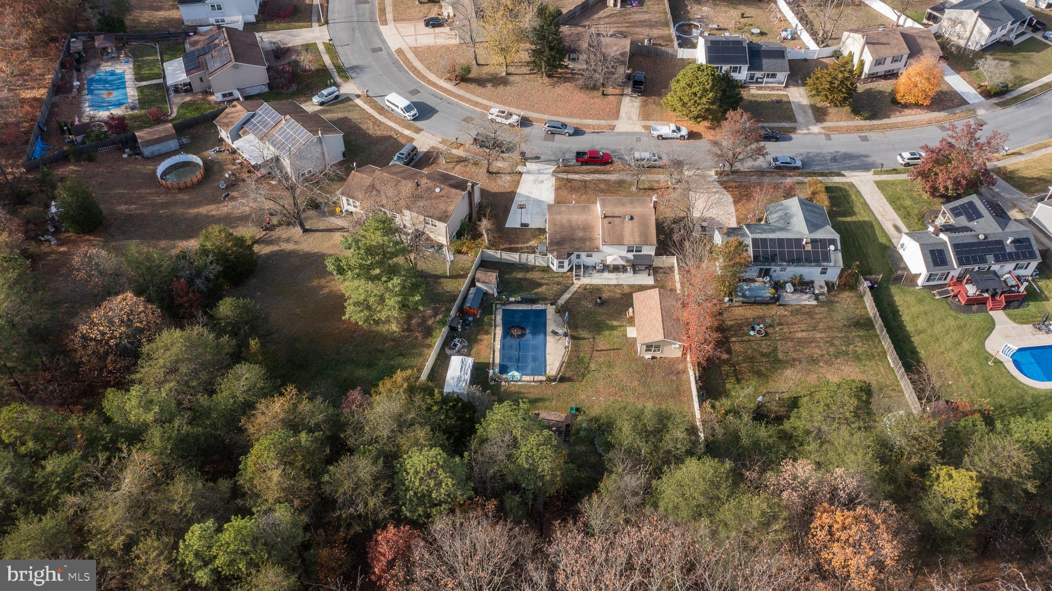 28 Mary Ellen Lane Sicklerville, NJ 08081 - Photo 38 of 46 an aerial view of residential houses with outdoor space