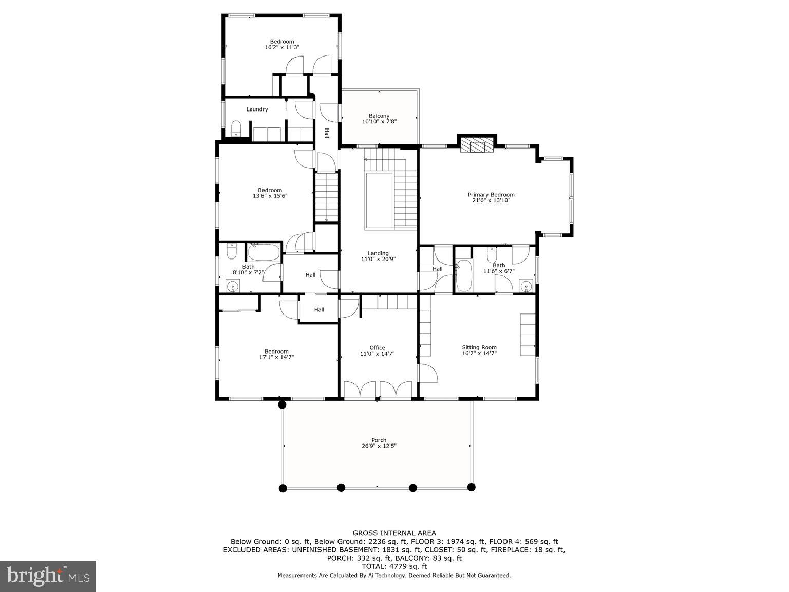 300 Somerset Road Baltimore, MD 21210 - Photo 45 of 48 2nd floor plan