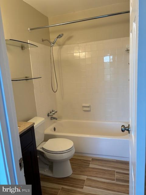 7900 Spring Forest Court Springfield, VA 22152 - Photo 32 of 40 a bathroom with a toilet and a shower