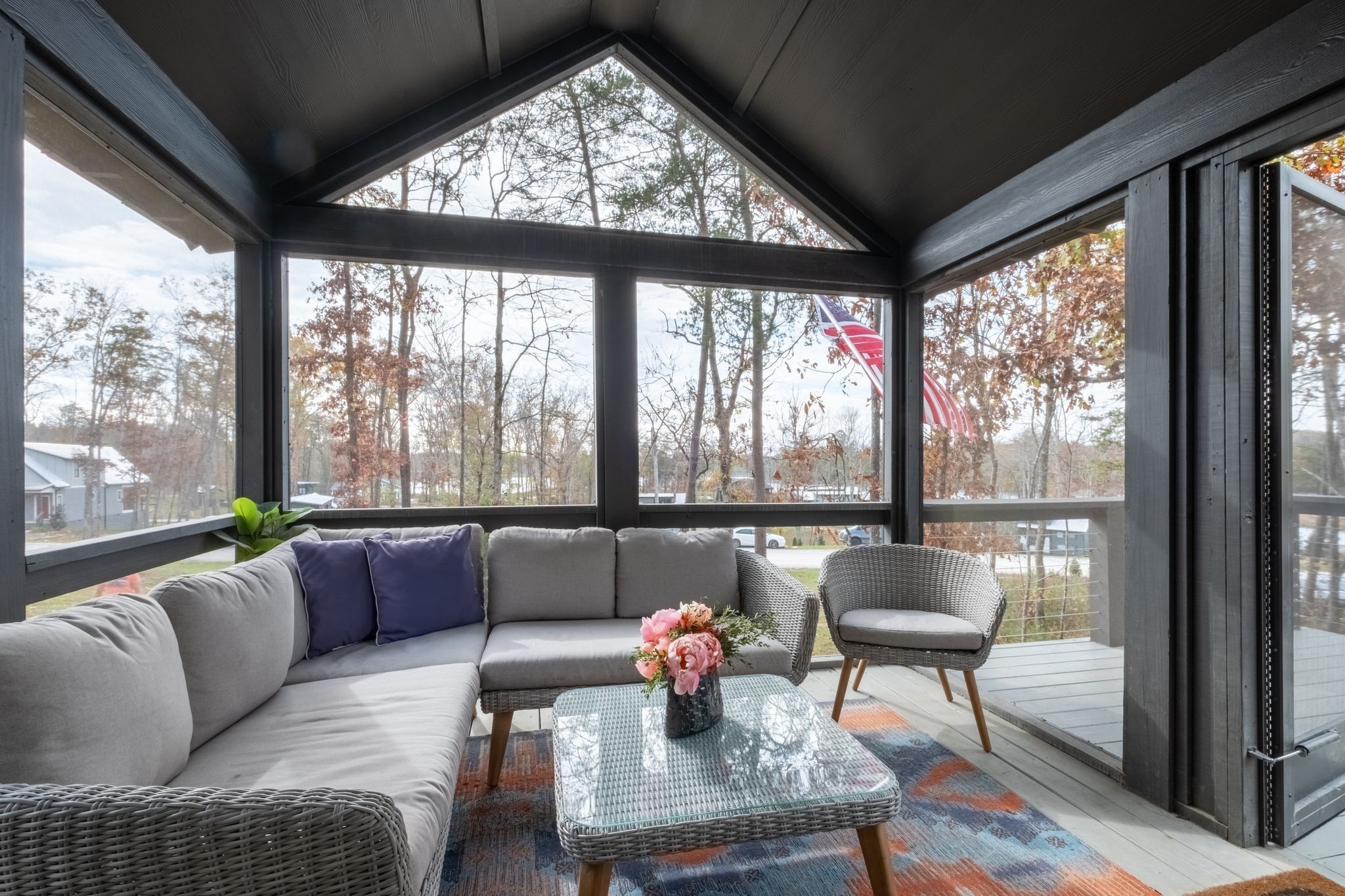 672 Waters Edge Way Tracy City, TN 37387 - Photo 22 of 81 a living room with furniture and a floor to ceiling window