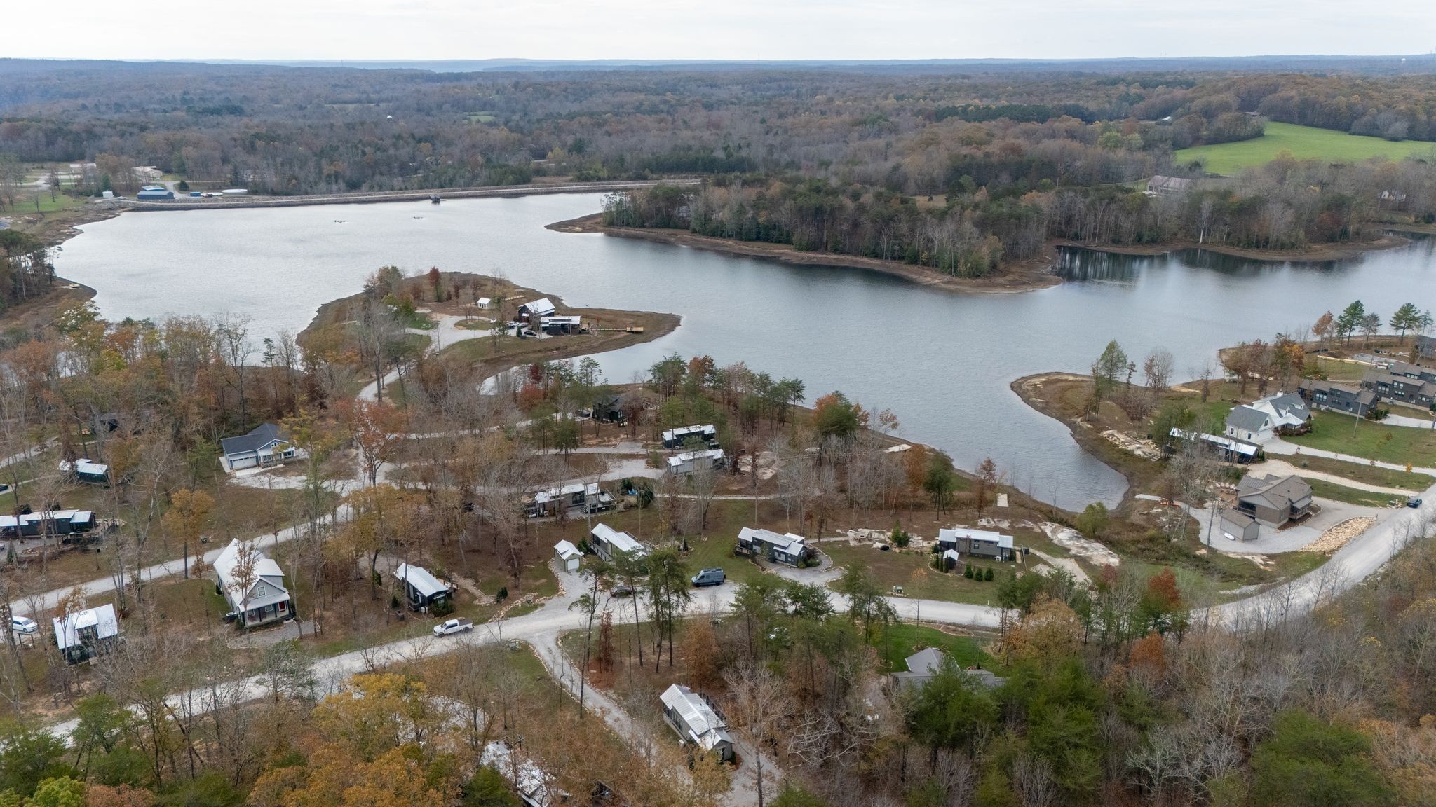 672 Waters Edge Way Tracy City, TN 37387 - Photo 47 of 81 a view of a lake in middle of the town