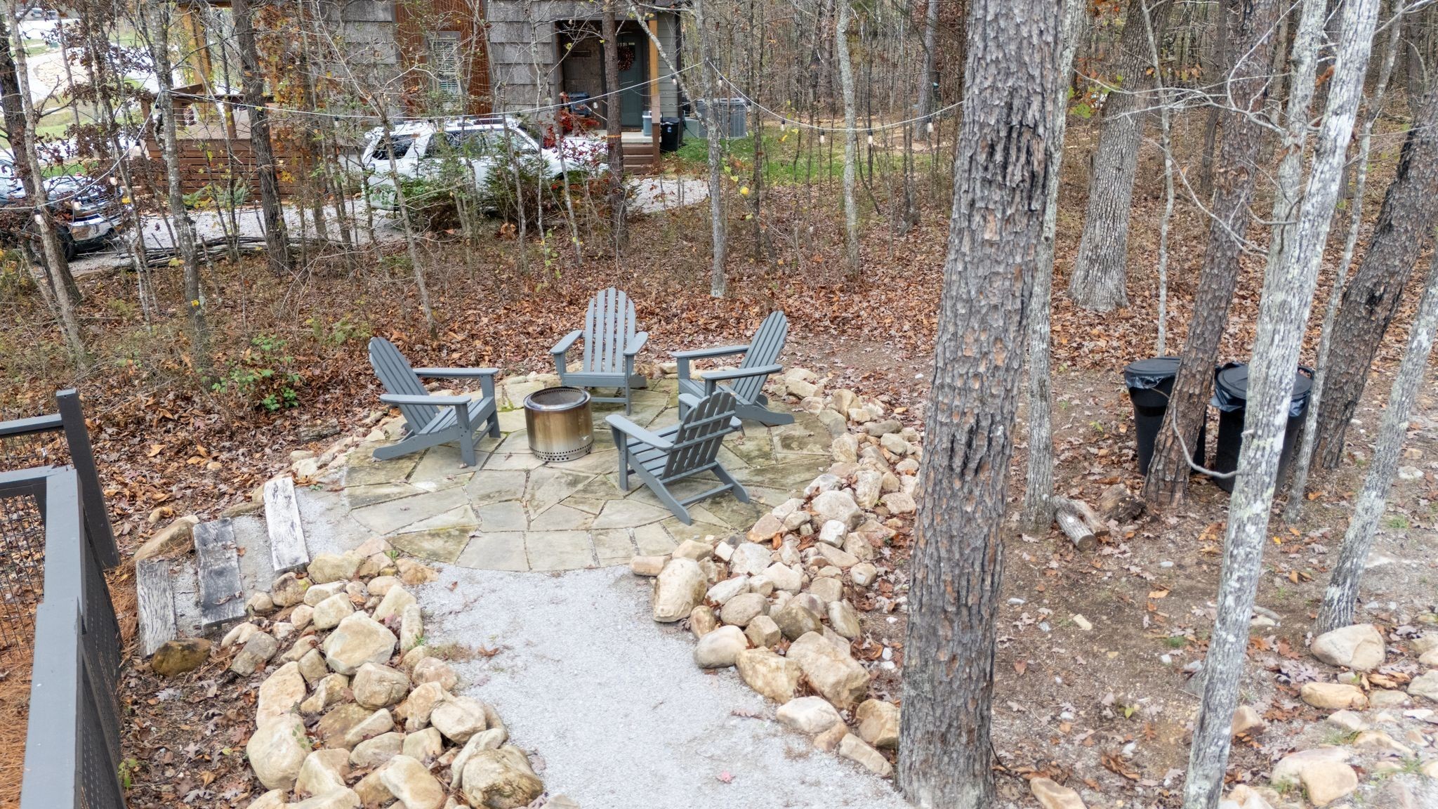672 Waters Edge Way Tracy City, TN 37387 - Photo 56 of 81 a view of a backyard of a house with table and chairs