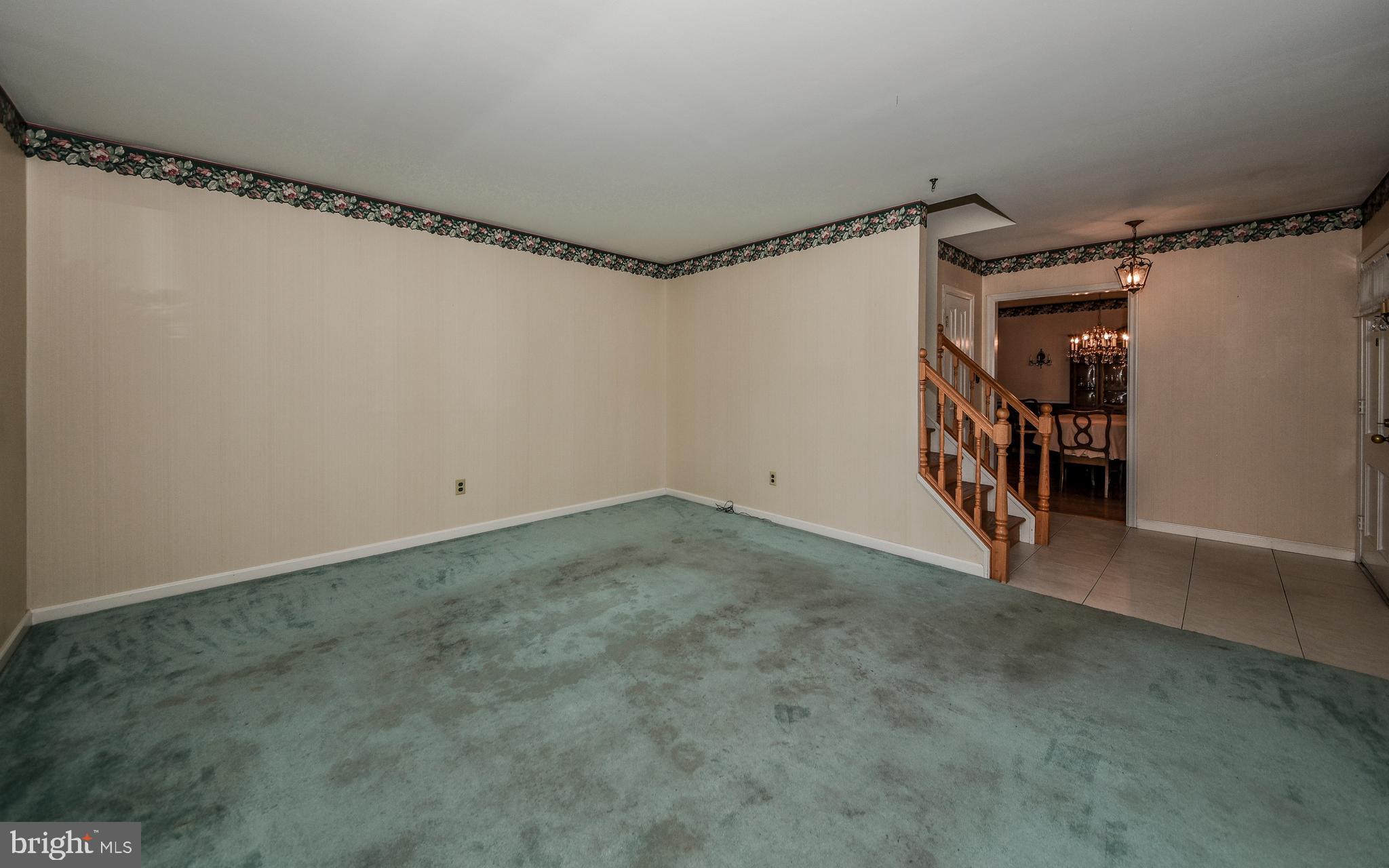 1484 West Street Road Warminster, PA 18974 - Photo 4 of 39 Living Room looking past Foyer to Dining Room
