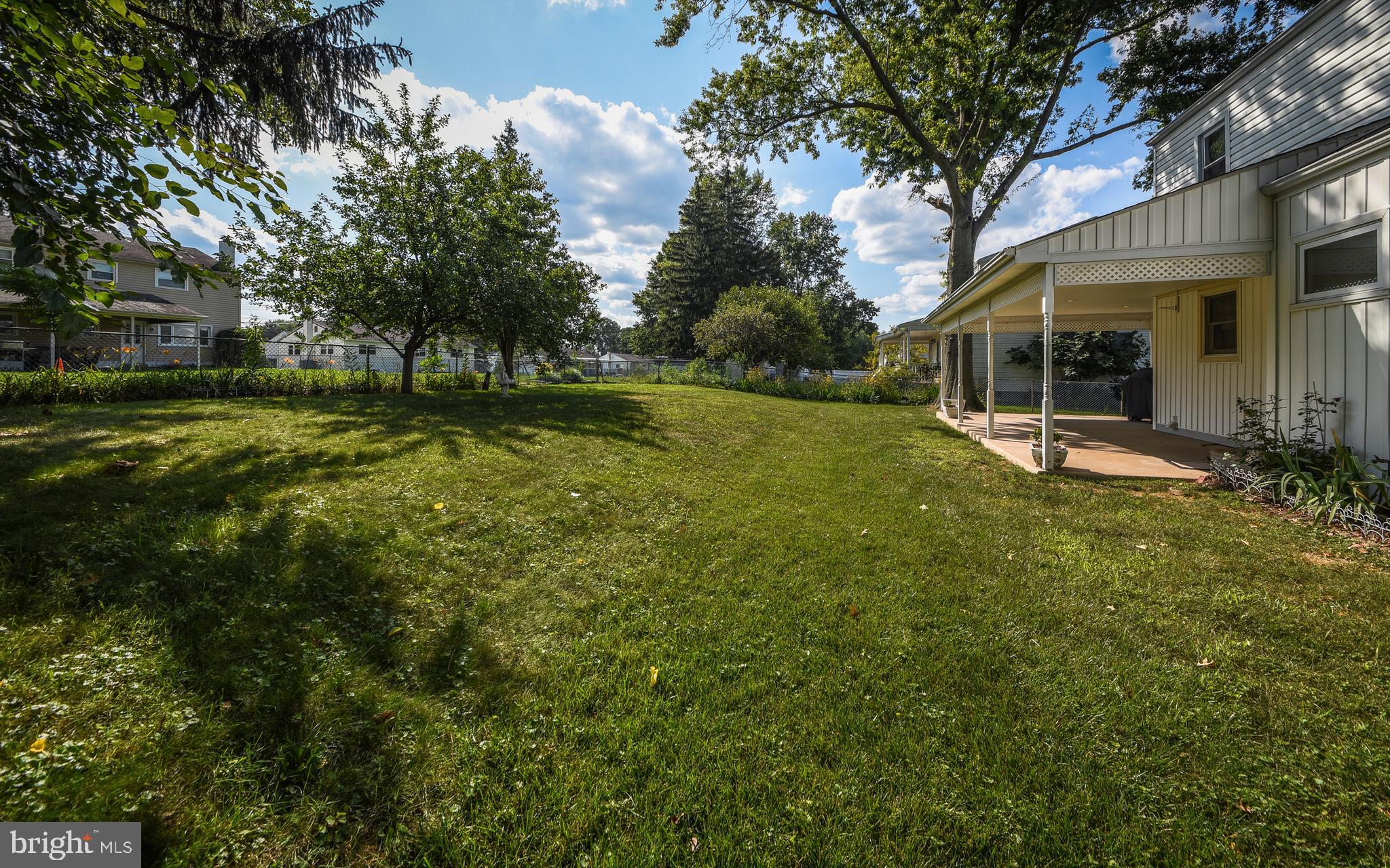 1484 West Street Road Warminster, PA 18974 - Photo 35 of 39 Fully Fenced Rear Yard